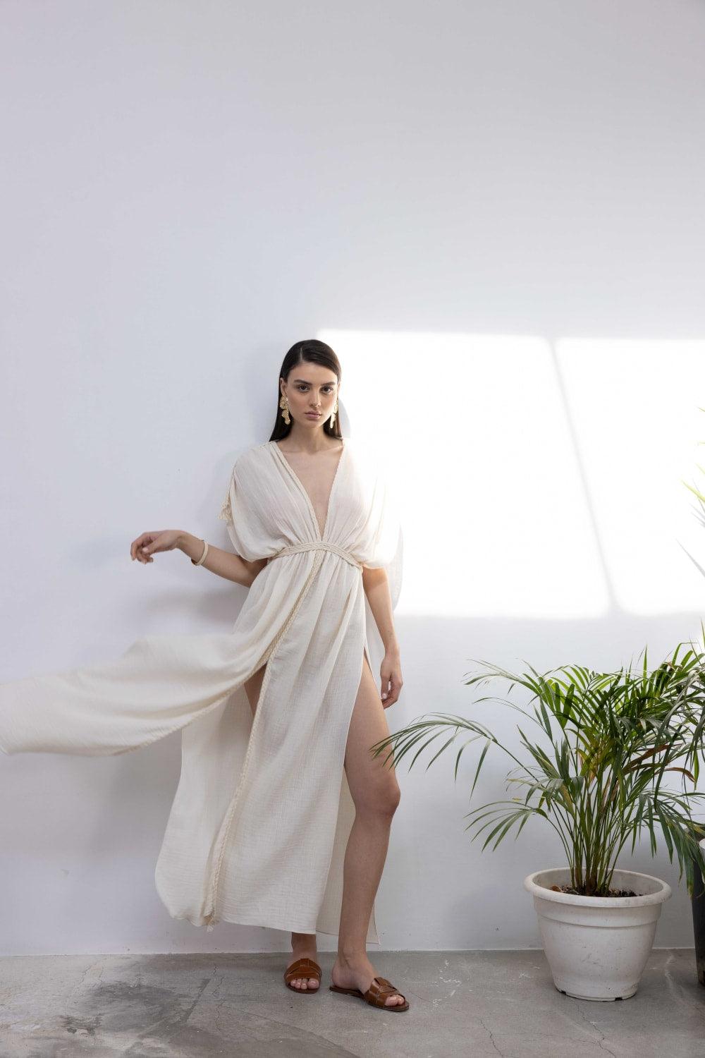 Licia İstanbul-SORUNLU - Helen Maxi Boy Uzun Elbise-Elbise-1-Milagron.com