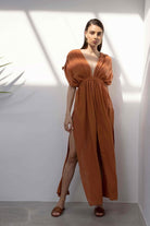 Licia İstanbul-SORUNLU - Helen Maxi Boy Uzun Elbise-Elbise-2-Milagron.com