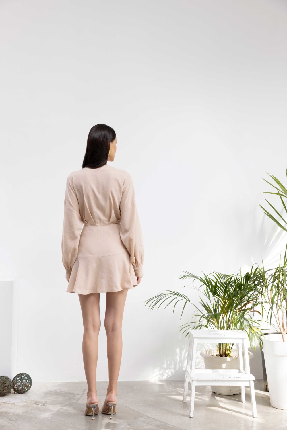 Licia İstanbul-SORUNLU - Moon Kruvaze Mini Elbise-Elbise-3-Milagron.com