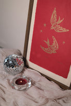 Swallows ✦ Orjinal Linöl Baskı - 1