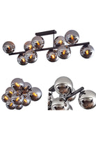 Füme Camlı Avize - 2