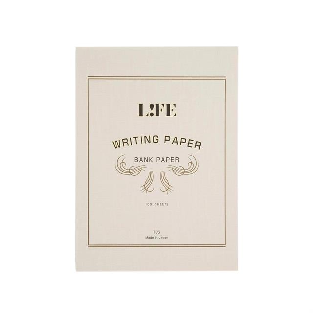 Life-Life Bank Paper çizgisiz Bloknot A5 Beyaz 100 Sayfa-Bloknot-1-Milagron.com