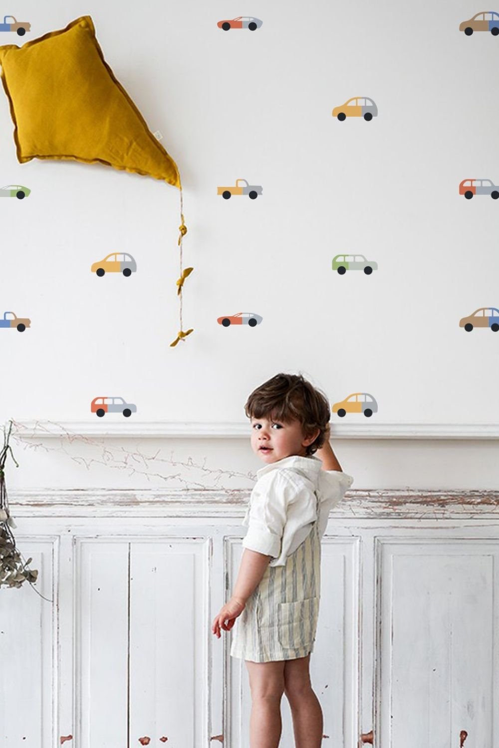 Lil'Gaea-Çok Renkli Arabalar Duvar Etiketi-Duvar Dekorları-3-Milagron.com