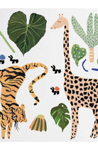 Lil'Gaea-Kaplan & Zurafa Xl Duvar Etiketi-Duvar Dekorları-1-Milagron.com