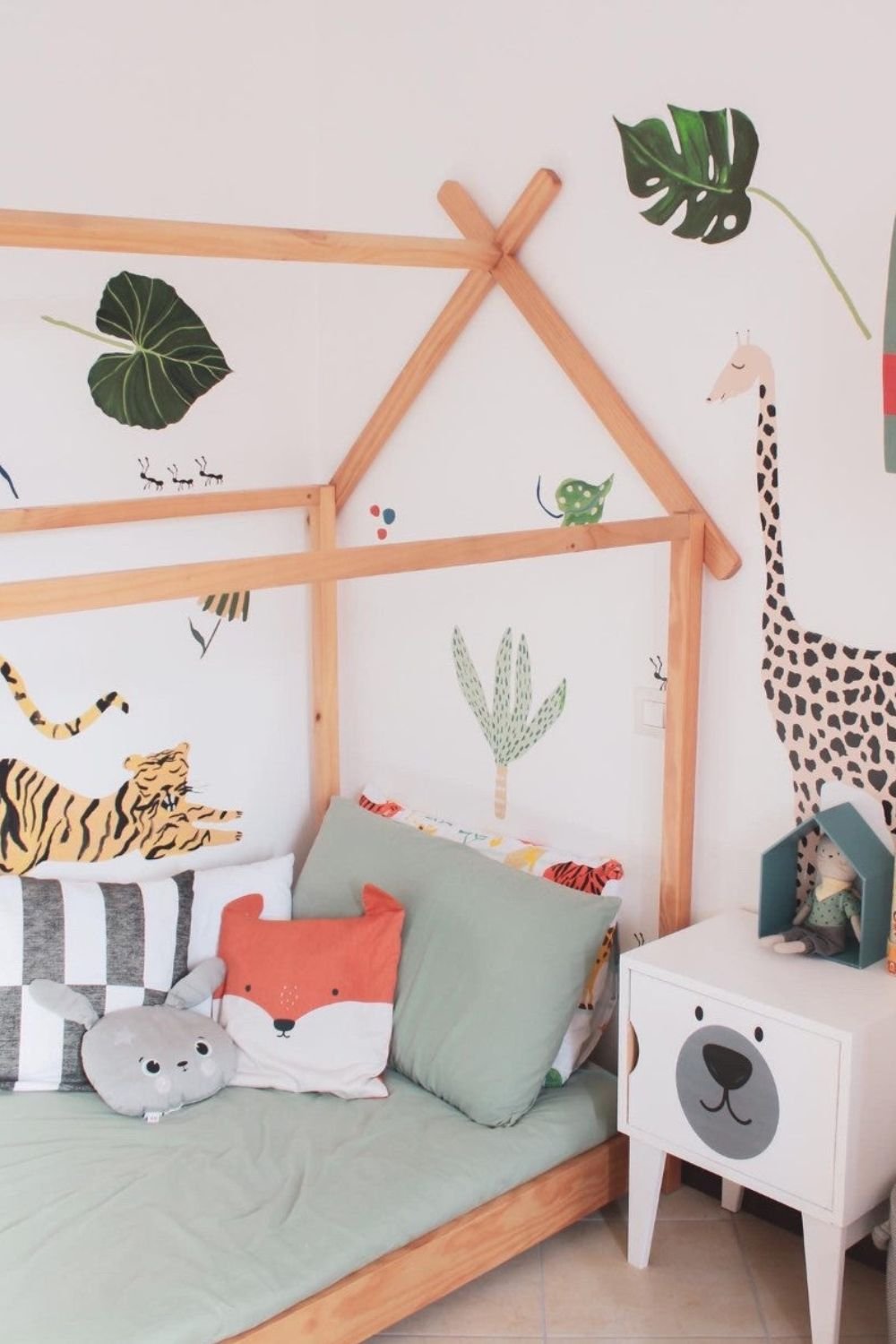 Lil'Gaea-Kaplan & Zurafa Xl Duvar Etiketi-Duvar Dekorları-3-Milagron.com