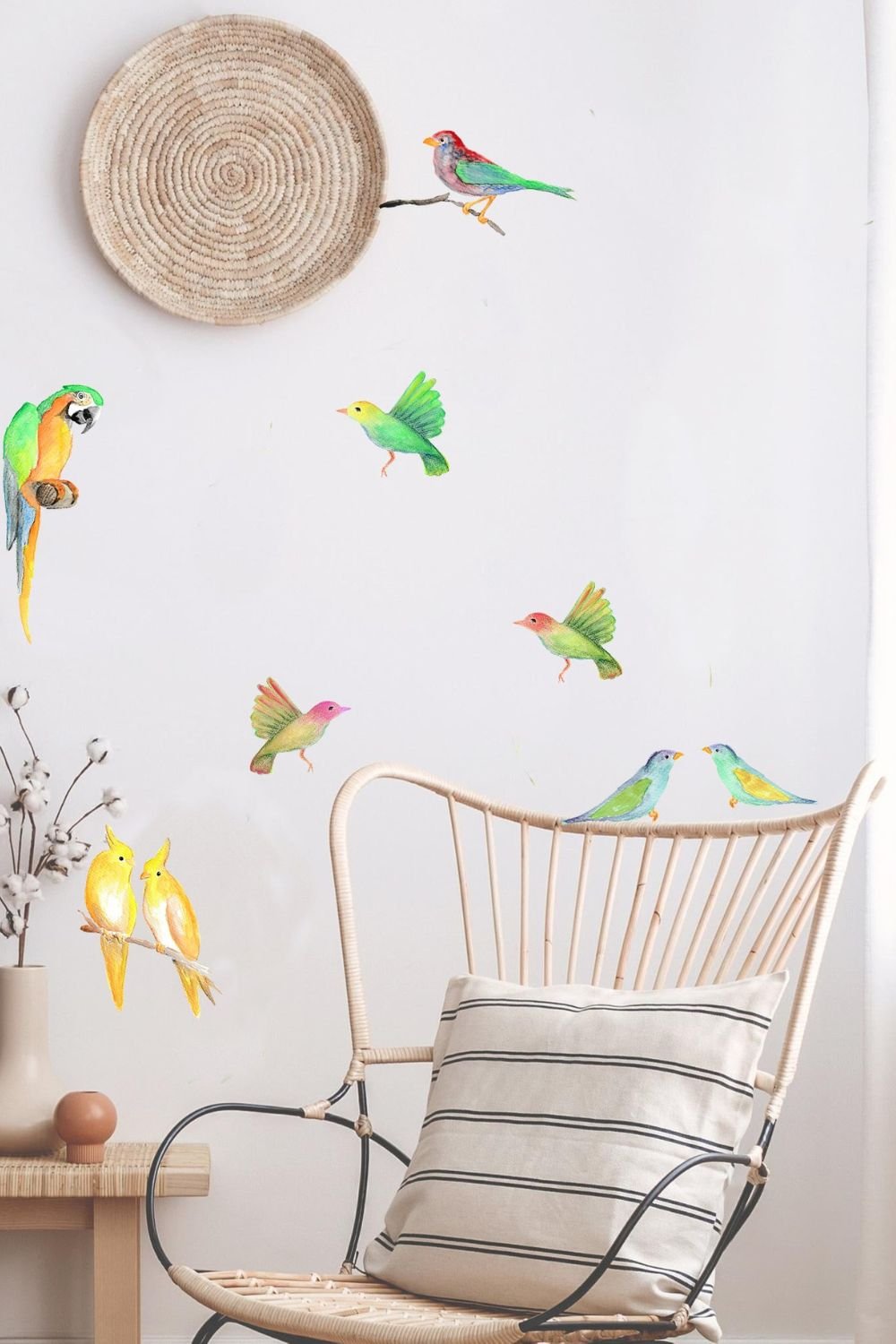 Lil'Gaea-Kuşlar Duvar Etiketi-Duvar Dekorları-2-Milagron.com