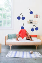 Lil'Gaea-Mavi Kiraz Duvar Etiketi-Duvar Dekorları-2-Milagron.com