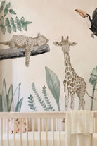 Lil'Gaea-Monochrome Zürafa Xxl Colorful Duvar Etiketi-Duvar Dekorları-2-Milagron.com