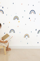 Lil'Gaea-Mutlu Gökkuşağı Duvar Etiketi-Duvar Dekorları-2-Milagron.com