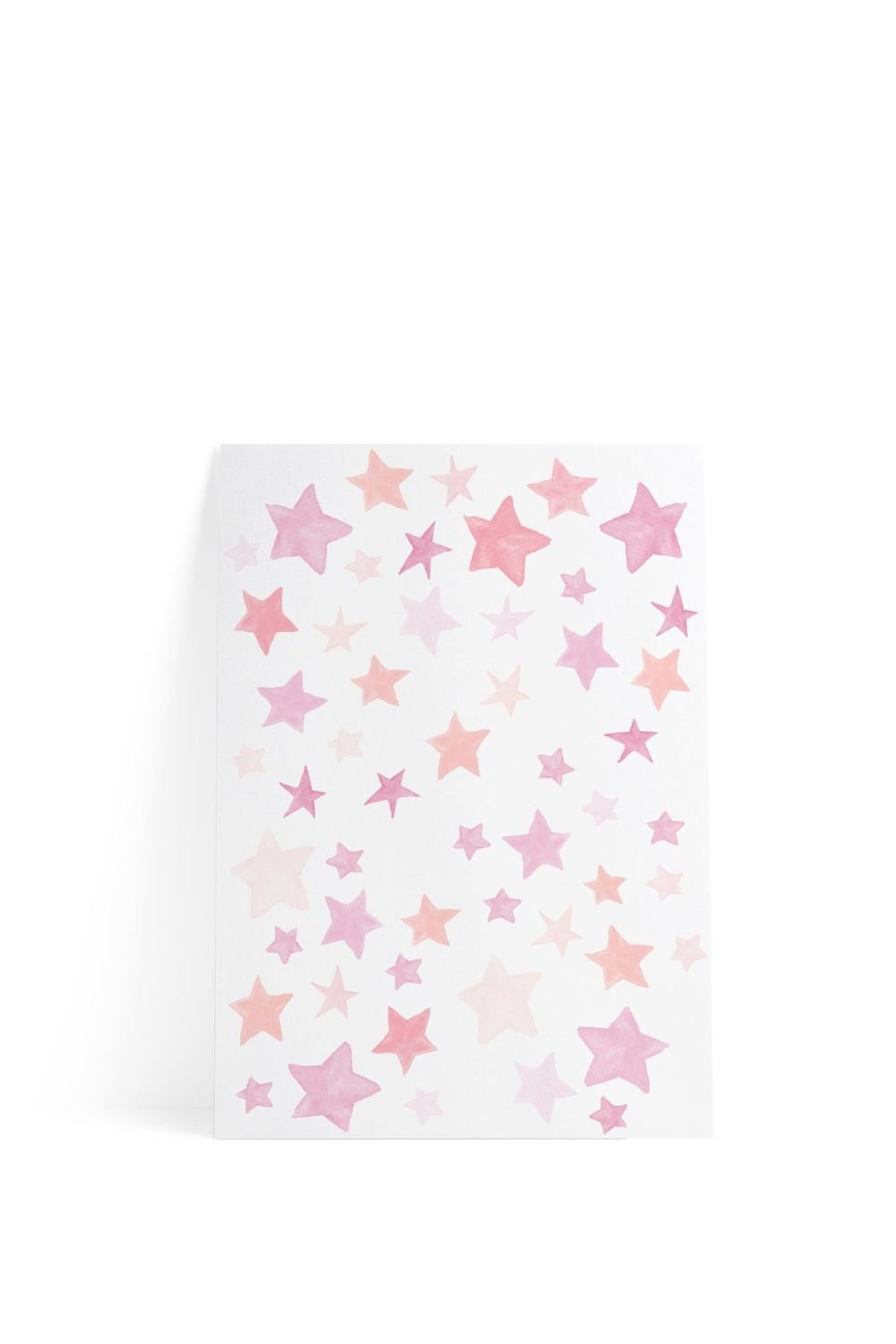 Lil'Gaea-Pembe Yıldızlar Duvar Etiketi-Duvar Dekorları-1-Milagron.com