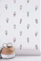 Lil'Gaea-Renkli Dondurmalar Duvar Etiketi-Duvar Dekorları-2-Milagron.com