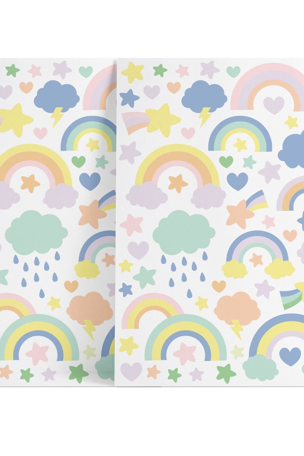 Lil'Gaea-Renkli Gökyüzü Duvar Etiketi-Duvar Dekorları-1-Milagron.com