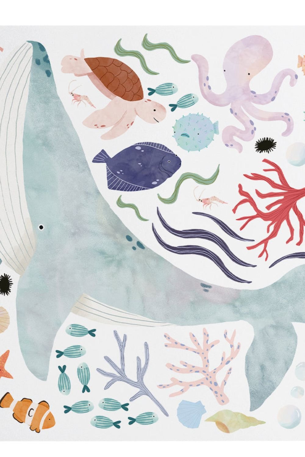 Lil'Gaea-Sea World Xl Duvar Eti̇keti̇-Duvar Dekorları-1-Milagron.com