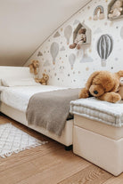 Lil'Gaea-Suluboya Mavi Balon & Yıldız Xl Duvar Etiketi-Duvar Dekorları-3-Milagron.com