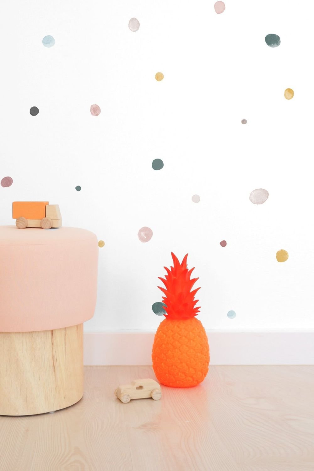 Lil'Gaea-Suluboya Polka Dot Duvar Kağıdı Gae107-Duvar Dekorları-2-Milagron.com