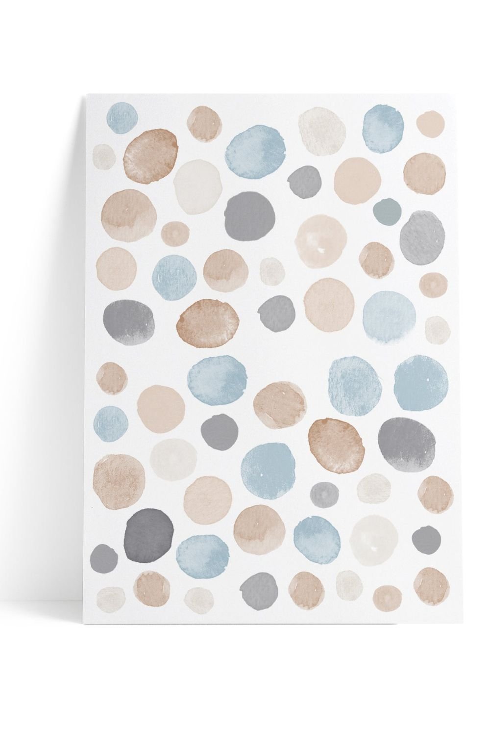 Lil'Gaea-Suluboya Puantiye View Duvar Etiketi-Duvar Dekorları-1-Milagron.com