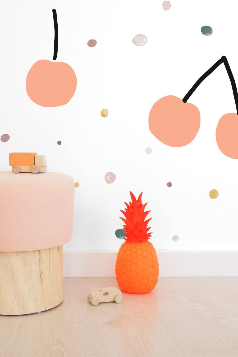 Lil'Gaea-Turuncu Kiraz Duvar Eti̇keti̇-Duvar Dekorları-2-Milagron.com