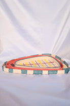 Lily & Loly Ceramics-El Yapımı Seramik Gülen Suratlı, Çizgili, Kareli Modern El Yapımı 3'lü Set Eğlenceli Tabaklar-Tabak & Kase-2-Milagron.com