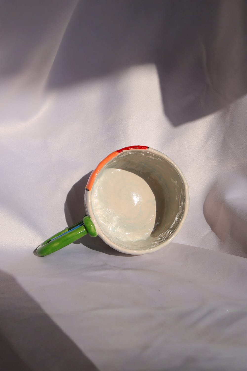 Lily & Loly Ceramics-Lily Serisi “imagine” Tekli Kupa - Kitaplı Çizimli Mottolu Kupa- El Yapımı Seramik Mug 200ml-Bardak-7-Milagron.com