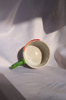 Lily & Loly Ceramics-Lily Serisi “imagine” Tekli Kupa - Kitaplı Çizimli Mottolu Kupa- El Yapımı Seramik Mug 200ml-Bardak-7-Milagron.com