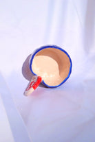 Lily & Loly Ceramics-Lolipop Kulplu Deniz Efektli El Yapımı Seramik Kupa 200 Ml-Bardak-3-Milagron.com