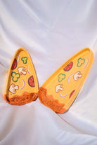 Lily & Loly Ceramics-Pizza Şeklinde Pizza Çizimli 2'li Set El Yapımı Seramik Tabaklar- 2 Adet Boyut Tabaklar-Tabak & Kase-7-Milagron.com