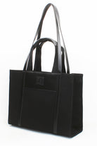 Black Canvas Tote Bag - 3