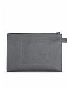 Çizgili Gri Clutch - 4