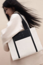 Ecru Canvas Tote Bag - 0