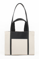 Ecru Canvas Tote Bag - 5