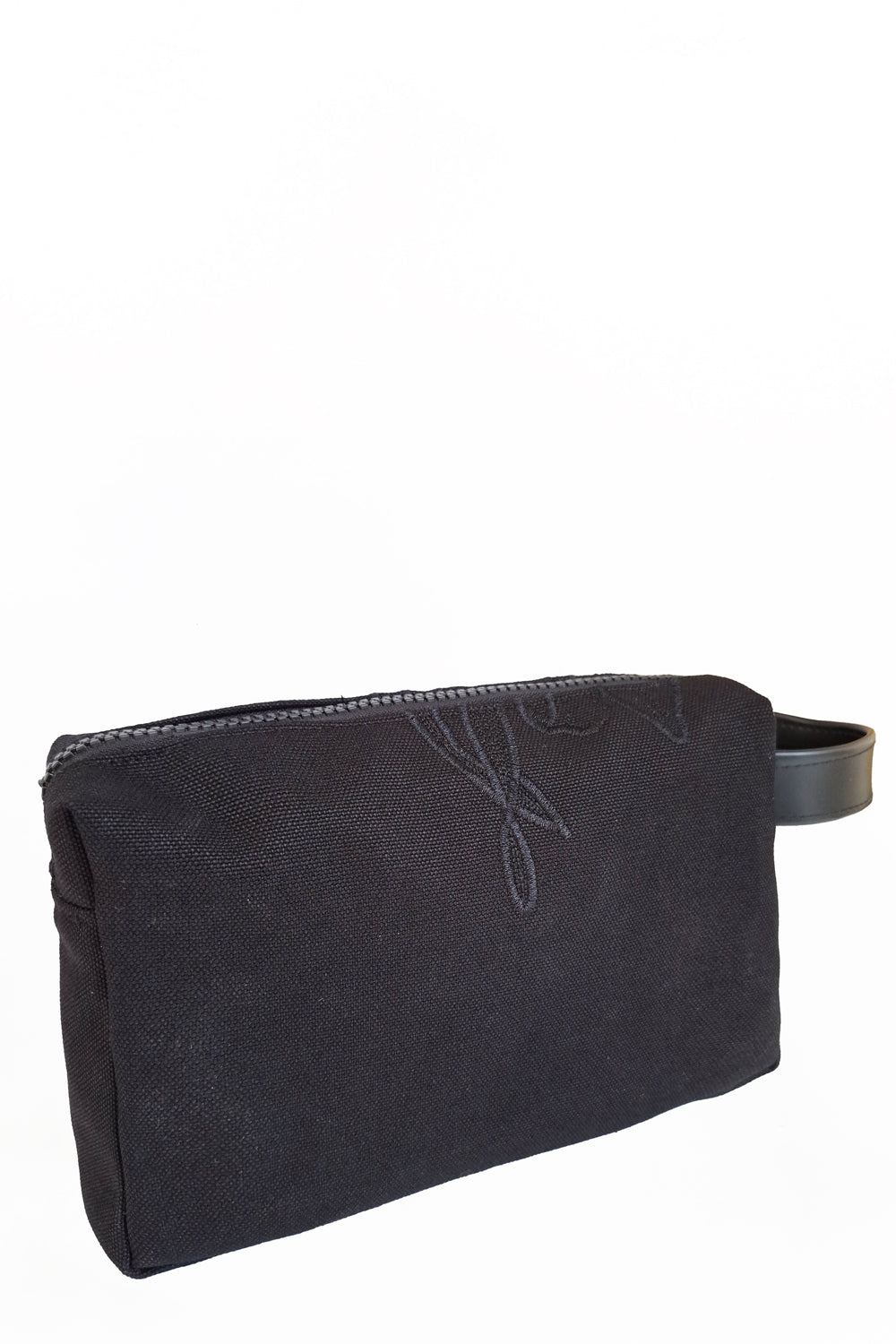 Siyah Kanvas Pouch - 5