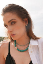 Linya Jewellery-Alya Turkuaz Büyük İncili Kolye-Kolye-3-Milagron.com