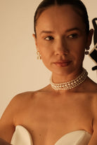 Amour çOklu İNci Choker - 3