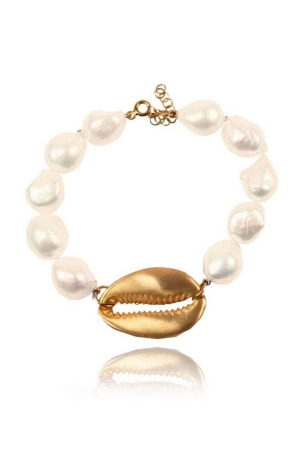 Linya Jewellery-Berla Midye İnci Bileklik-Bileklik-1-Milagron.com