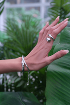 Linya Jewellery-Bersa Büyük İncili Yüzük Gold-Yüzük-3-Milagron.com