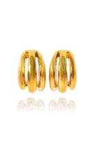 Linya Jewellery-Bery Vintage Büyük Gold Halka Küpe-Küpe-1-Milagron.com