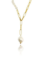 Linya Jewellery-Bety Zincirli İnci Kolye-Kolye-1-Milagron.com
