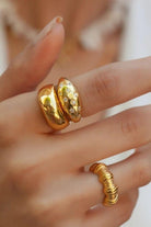 Linya Jewellery-Bomy Tel Yüzük Gold-Yüzük-2-Milagron.com