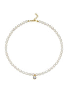 Linya Jewellery-Cosmic Büyük İncili Burç Kolye Lila-Kolye-1-Milagron.com