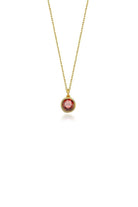 Linya Jewellery-Cosmic Zincirli Burç Kolye Kırmızı-Kolye-1-Milagron.com