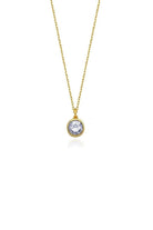Linya Jewellery-Cosmic Zincirli Burç Kolye Lila-Kolye-1-Milagron.com