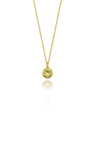 Linya Jewellery-Cosmic Zincirli Burç Kolye Sarı-Kolye-1-Milagron.com