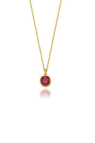 Linya Jewellery-Cosmic Zincirli Burç Kolye Turuncu-Kolye-1-Milagron.com