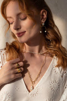 Linya Jewellery-Dela Barok İnci Kolye-Kolye-3-Milagron.com
