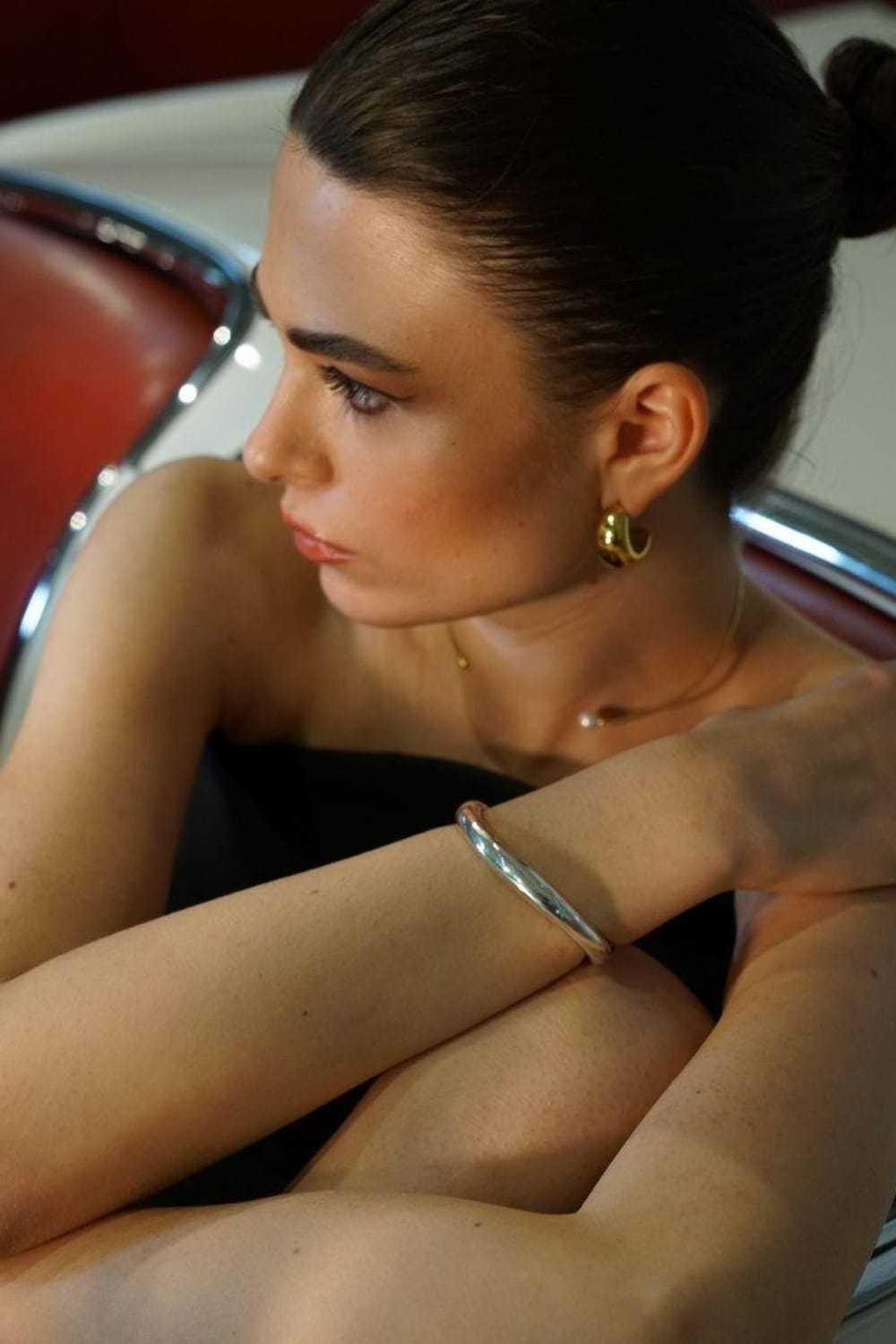 Linya Jewellery-Delya İnci Choker-Kolye-2-Milagron.com