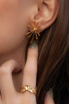 Linya Jewellery-Dera Büyük Küpe-Küpe-2-Milagron.com