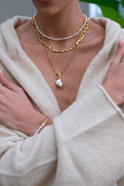 Linya Jewellery-Dery Damla Kolye Choker-Kolye-2-Milagron.com