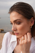 Linya Jewellery-Diana Renkli Dört Taşlı Küpe-Küpe-2-Milagron.com