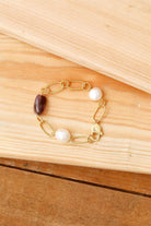 Linya Jewellery-Elly Mor Taş Bileklik-Yüzük-3-Milagron.com