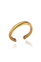 Linya Jewellery-Grel Kalın Asimetrik Mat Gold Bileklik-Bileklik-1-Milagron.com